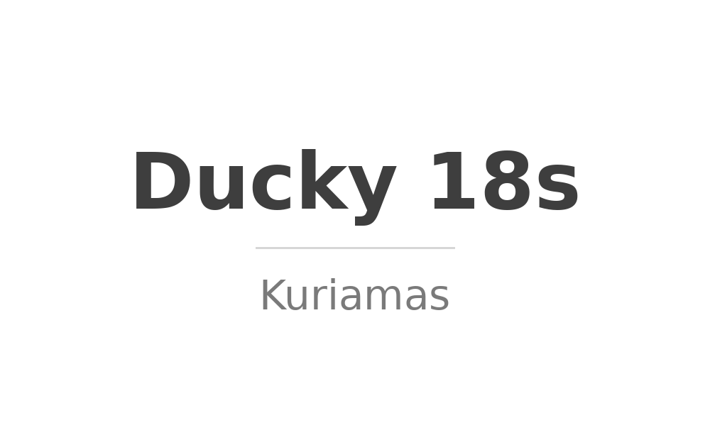 Ducky 18s - kuriamas